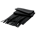 Écharpe personnalisée en polaire colorée Foulard Colors couleur noir