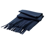 Écharpe personnalisée en polaire colorée Foulard Colors couleur bleu