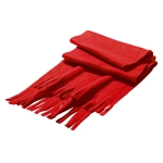 Écharpe personnalisée en polaire colorée Foulard Colors couleur rouge