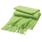 Écharpe personnalisée en polaire colorée Foulard Colors couleur vert clair