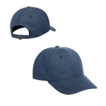 Casquette en denim et polyester avec logo brodé ou imprimé Jeans diverses couleurs