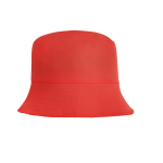 Chapeau style Panama en polyester idéal pour les journées chaudes couleur rouge