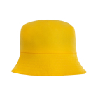 Chapeau style Panama en polyester idéal pour les journées chaudes couleur jaune