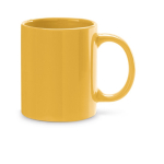 Tasses personnalisées colorées en céramique de 350ml Colorful couleur jaune