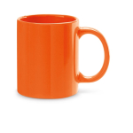Tasses personnalisées colorées en céramique de 350ml Colorful couleur orange