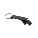 Porte-clés décapsuleur personnalisable en aluminium coloré Aluhandle couleur noir
