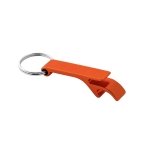 Porte-clés décapsuleur personnalisable en aluminium coloré Aluhandle couleur orange