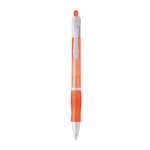 Stylos personnalisés de différentes couleurs Encre Bleue Economy couleur orange première vue