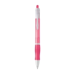 Stylos personnalisés de différentes couleurs Encre Bleue Economy couleur rose première vue