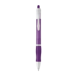 Stylos personnalisés de différentes couleurs Encre Bleue Economy couleur violet première vue