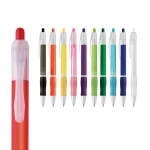 Stylos personnalisés de différentes couleurs Encre Bleue Economy diverses couleurs