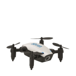 Drone pliable avec caméra à offrir à des clients Pocketwing couleur blanc vue avec zone d'impression