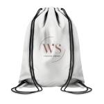 Sac cordon floqué avec votre logo et réfléchissant Urban Reflex couleur argenté vue principale