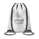 Sac cordon floqué avec votre logo et réfléchissant Urban Reflex couleur argenté deuxième vue principale