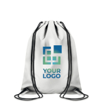 Sac cordon floqué avec votre logo et réfléchissant Urban Reflex vue avec zone d'impression
