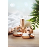 Stick à lèvres publicitaire emballage avec effet métal SPF 15 UVStick couleur champagne vue d'ambiance principale