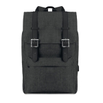 Sac pour PC de 15´´ avec port USB et sangles décoratives San Francisco couleur noir troisième vue