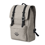 Sac pour PC de 15´´ avec port USB et sangles décoratives San Francisco couleur gris vue principale