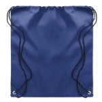 Sac à dos à cordon publicitaire en plastique recyclé Urban Recycled couleur bleu deuxième vue