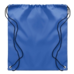 Sac à dos à cordon publicitaire en plastique recyclé Urban Recycled couleur bleu roi deuxième vue