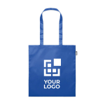 Sac personnalisé cabas recyclable avec longues poignées RPET Convert vue avec zone d'impression