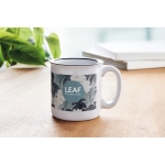 Tasse en céramique au design vintage de 240ml Vintage Sublim couleur noir deuxième vue principale