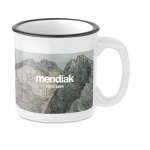 Tasse en céramique au design vintage de 240ml Vintage Sublim couleur noir troisième vue principale