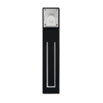 Lampe de lecture flexible avec votre logo imprimé Booklight couleur noir deuxième vue