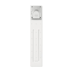 Lampe de lecture flexible avec votre logo imprimé Booklight couleur blanc deuxième vue
