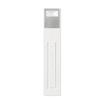 Lampe de lecture flexible avec votre logo imprimé Booklight couleur blanc troisième vue