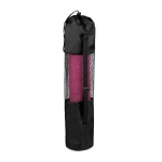 Tapis de yoga personnalisé portant votre logo avec housse Namaste couleur rose deuxième vue