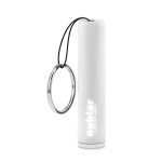 Porte-clés lampe torche cylindrique et coloré avec logo