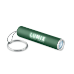Porte-clés lampe torche cylindrique et coloré avec logo