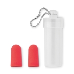 Bouchons d'oreille personnalisable en cadeau pour clients Silence couleur rouge