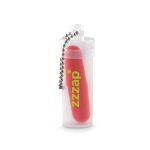 Bouchons d'oreille personnalisable en cadeau pour clients Silence couleur rouge deuxième vue principale