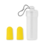 Bouchons d'oreille personnalisable en cadeau pour clients Silence couleur jaune