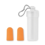 Bouchons d'oreille personnalisable en cadeau pour clients Silence couleur orange