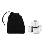 Ensemble de glaçons métalliques dans un sachet Set Glaçons Ice couleur noir