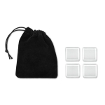 Ensemble de glaçons métalliques dans un sachet Set Glaçons Ice couleur noir troisième vue