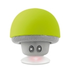 Enceinte Bluetooth en forme de champignon avec ventouse Mushy couleur vert lime
