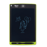 Tablette d'écriture électronique avec écran LCD 8,5'' Creative couleur vert lime troisième vue principale