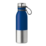 Gourde isotherme personnalisée anti-fuites bicolore 600 ml DoubleTwist couleur bleu roi