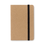 Porte-cartes avec bloc-notes et autocollants de 5 couleurs Pocket couleur beige deuxième vue