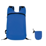 Sac de sport personnalisé pliable en polyester ave housse MiniMax couleur bleu roi