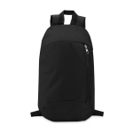 Sacs à dos de sport personnalisés économiques en polyester Slim couleur noir