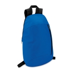 Sacs à dos de sport personnalisés économiques en polyester Slim couleur bleu roi deuxième vue