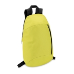 Sacs à dos de sport personnalisés économiques en polyester Slim couleur vert lime deuxième vue