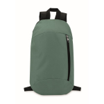 Sacs à dos de sport personnalisés économiques en polyester Slim couleur vert foncé