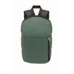 Sacs à dos de sport personnalisés économiques en polyester Slim couleur vert foncé troisième vue