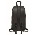 Sacs à dos de sport personnalisés économiques en polyester Slim couleur vert foncé quatrième vue